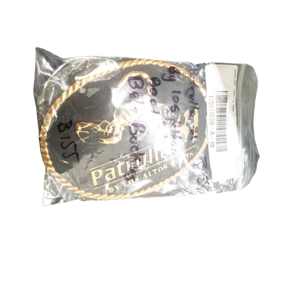 Los Altos Boots Patrulla 81‎ Scorpion Extra Large Western Belt Buckle - Picture 7 of 7